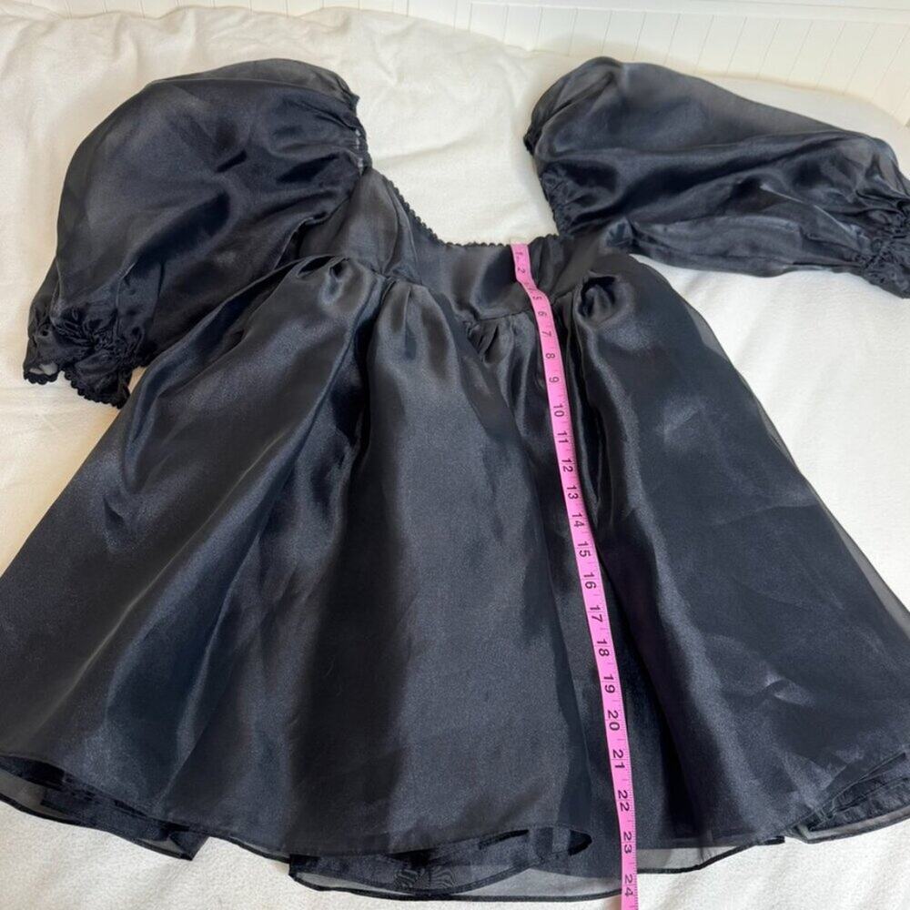 Selkie The Caviar Puff Dress – Black – XS - Picture 5 of 13